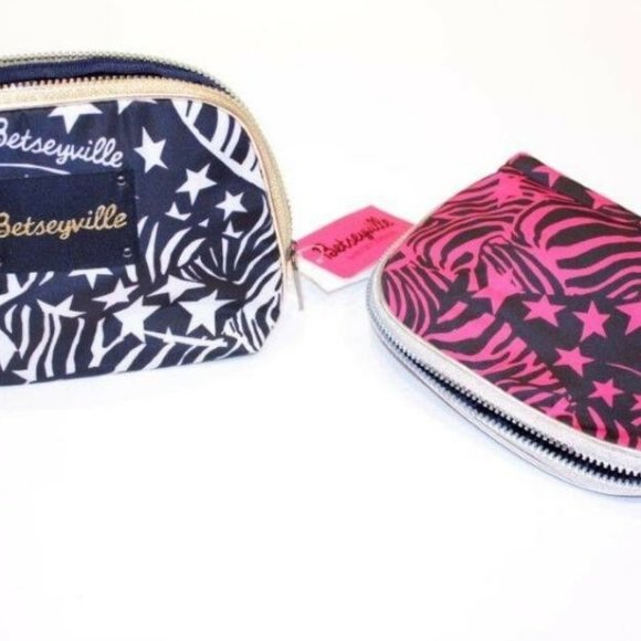 BETSEY JOHNSON Betseyville 2 COSMETIC Make-Up CASE - Picture 2 of 2